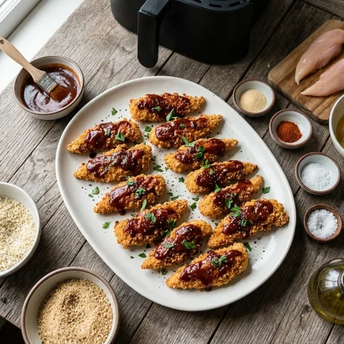 Air Fryer BBQ Chicken Tenders