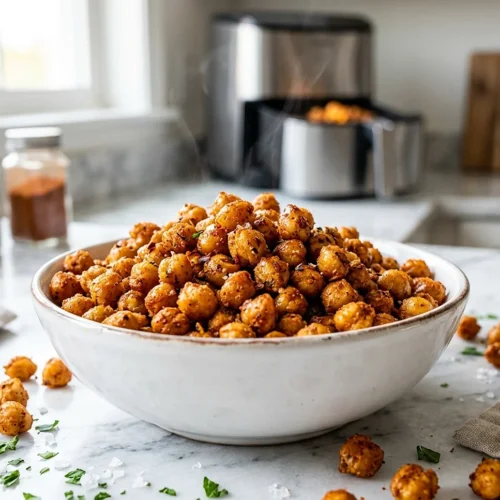 Air Fryer Crispy Chickpeas