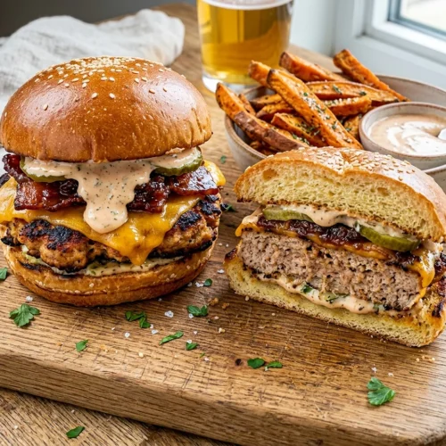 BBQ Ranch Turkey Burgers