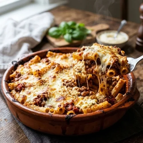Baked Ziti with Ricotta
