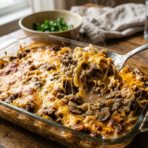 Beef Stroganoff Casserole