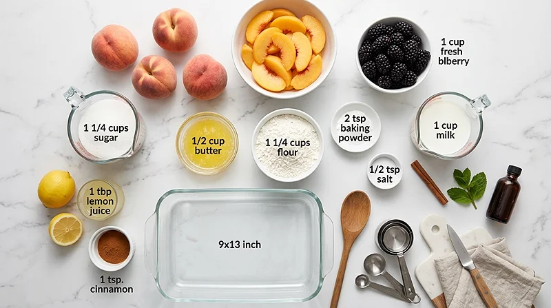 Blackberry Peach Cobbler