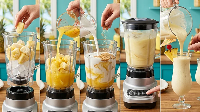 Blended Tropical Drink