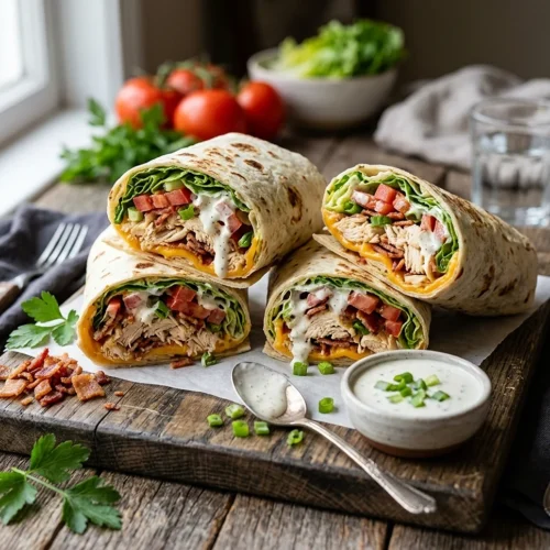 Chicken Bacon Ranch Protein Wraps 5 Chicken Bacon Ranch Protein Wraps