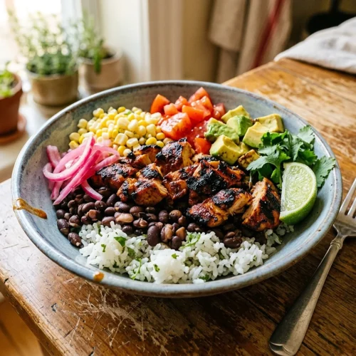Chipotle Chicken Rice Bowls