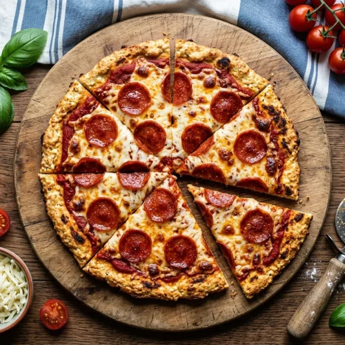 Cottage Cheese Flatbread Pizza