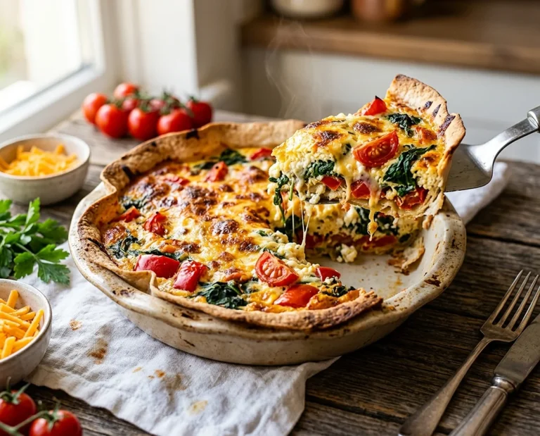 Cottage Cheese Wrap Quiche