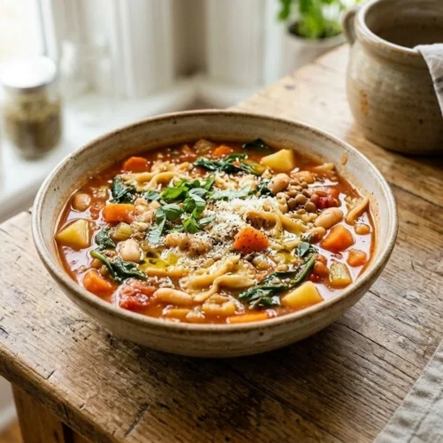 Cozy Italian Minestrone Soup