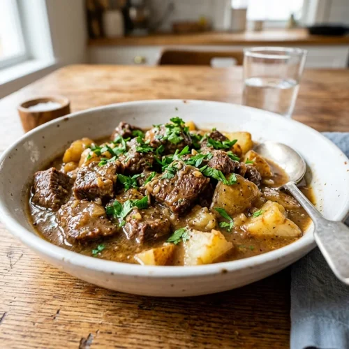 Cozy Slow Cooker Steak and Potatoes