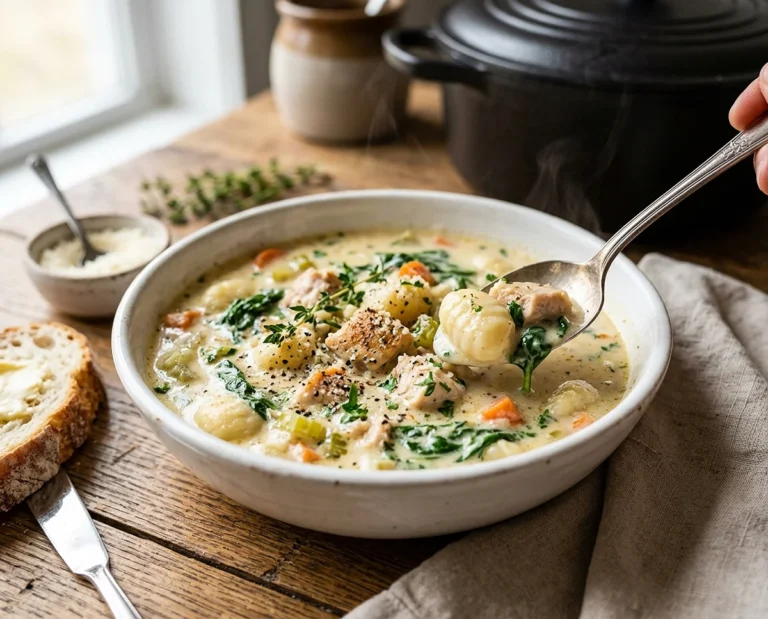 Creamy Chicken Gnocchi Soup