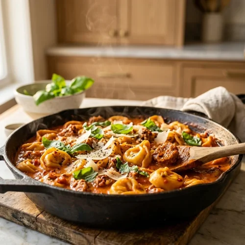 Creamy Tomato Tortellini Skillet 5 Creamy Tomato Tortellini Skillet