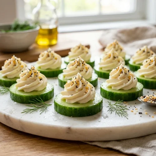 Cucumber Cream Cheese Bites