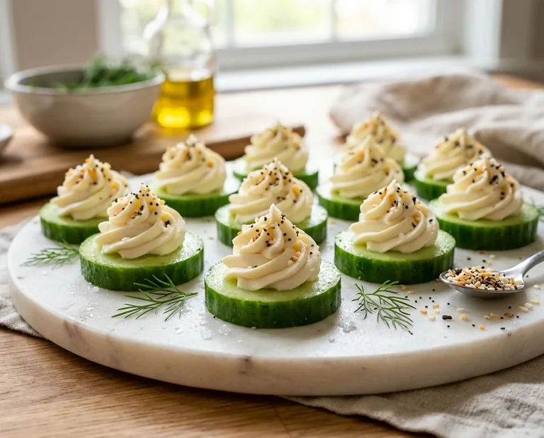 Cucumber Cream Cheese Bites