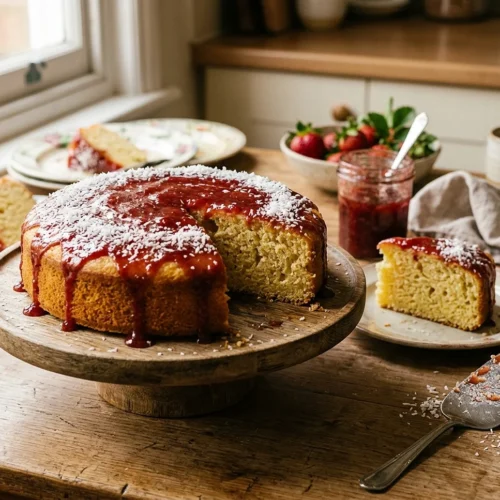 Easy Eggless Vanilla Cake Recipe