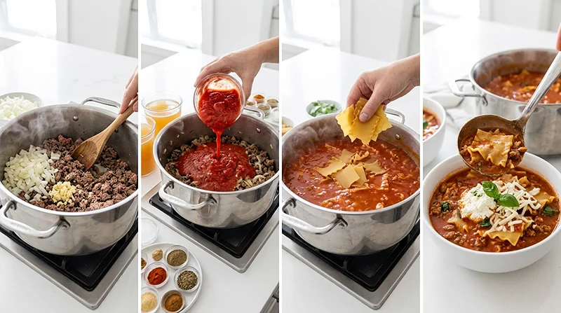 Lasagna Soup Recipe 3 Easy Lasagna Soup