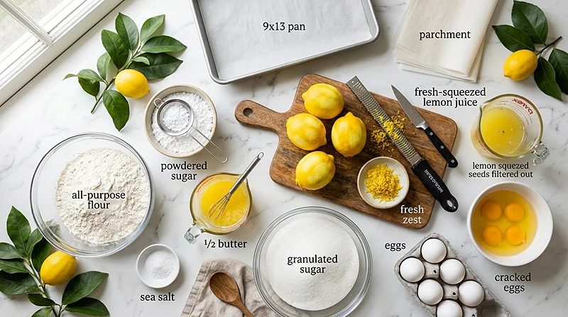 Lemon Bars Recipe 2 Easy Lemon Dessert