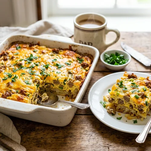 Father's Day breakfast casserole