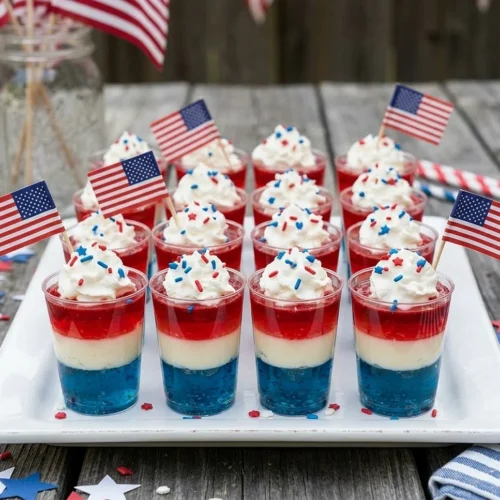 Fourth of July Jello Shots