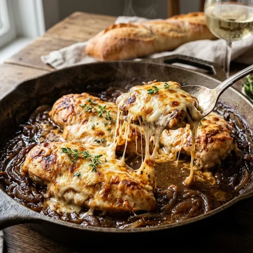 French Onion Chicken Bake