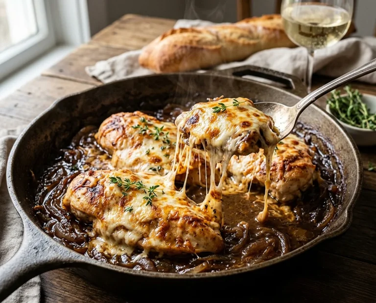 French Onion Chicken Bake