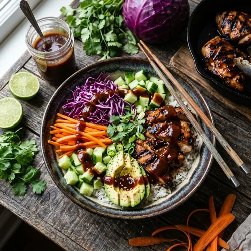 High Protein BBQ Chicken Bowls 5 High Protein BBQ Chicken Bowls