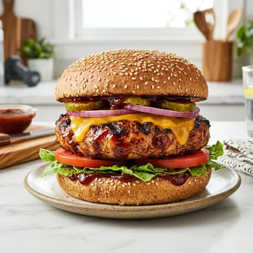 High Protein BBQ Turkey Burgers 5 High Protein BBQ Turkey Burgers
