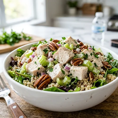 High Protein Chicken Salad Bowl