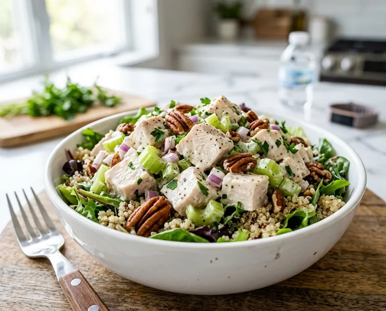 High Protein Chicken Salad Bowl