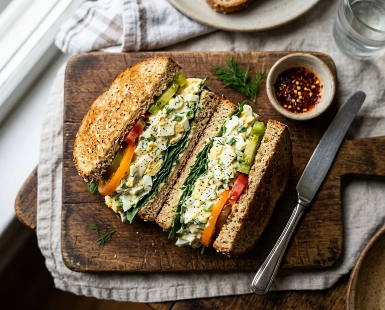 High Protein Egg Salad Sandwich