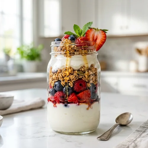 High Protein Greek Yogurt Parfaits