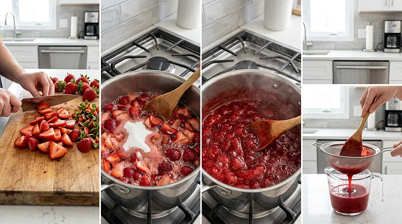 Strawberry Syrup Recipe 3 Homemade Fruit Syrup