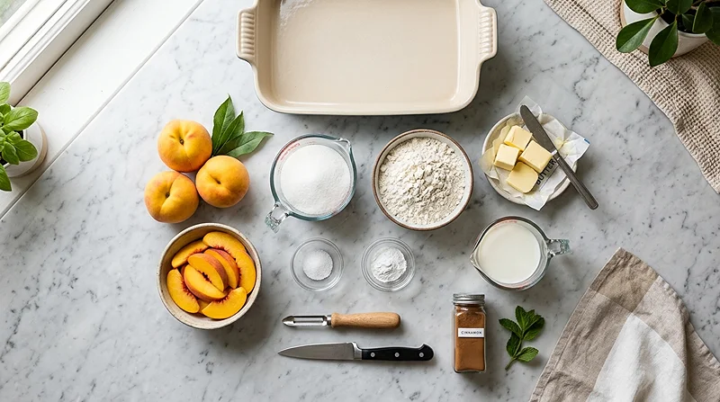 Homemade Peach Cobbler