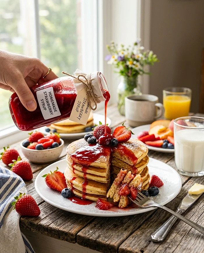 Strawberry Syrup Recipe 4 Homemade Strawberry Syrup