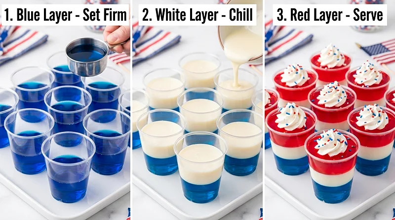 Layered Jello Shots