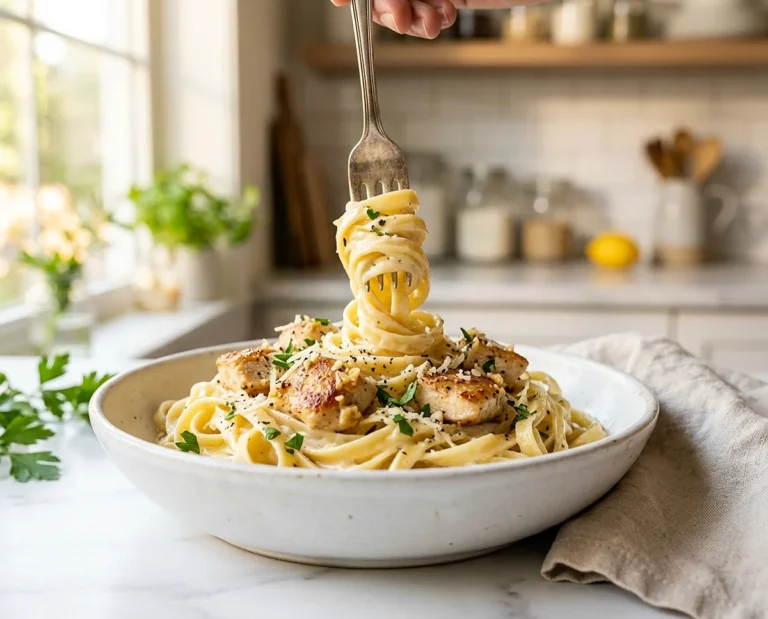 Lemon Garlic Chicken Pasta