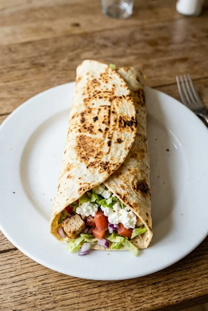 Low Carb Cottage Cheese Wrap