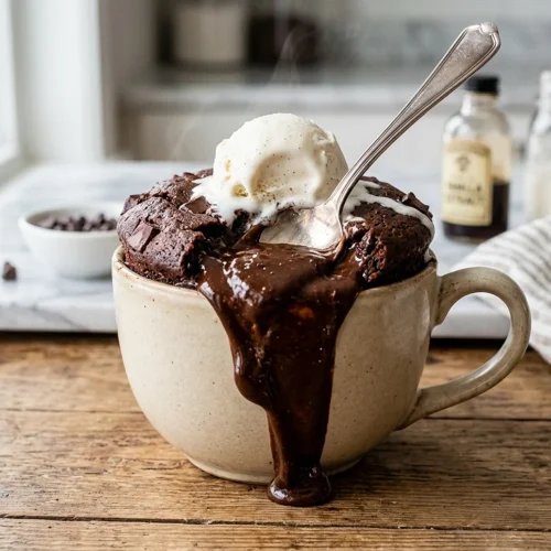 Molten Chocolate Mug Cake