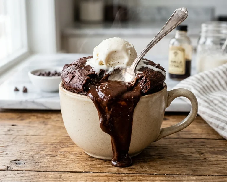 Molten Chocolate Mug Cake