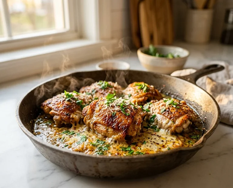 One Pan Garlic Parmesan Chicken