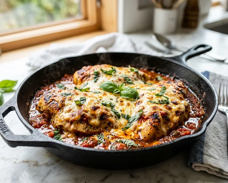 One Pan Mozzarella Chicken