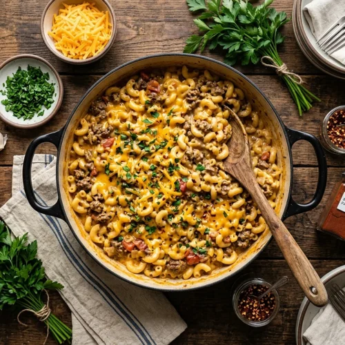 One Pot Cheeseburger Macaroni 5 One Pot Cheeseburger Macaroni