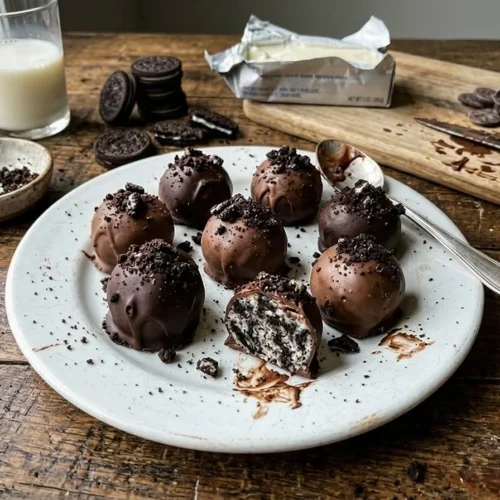 Oreo Truffles with Cream Cheese