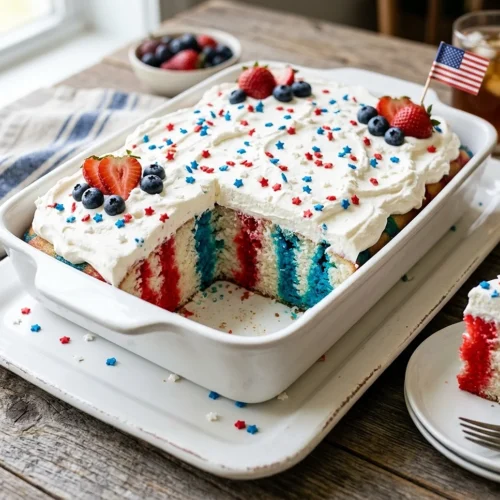 Patriotic Poke Cake