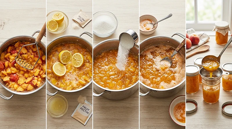 Peach Freezer Jam
