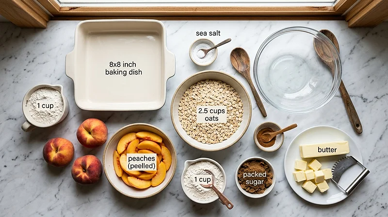 Peach Oat Crumble Recipe