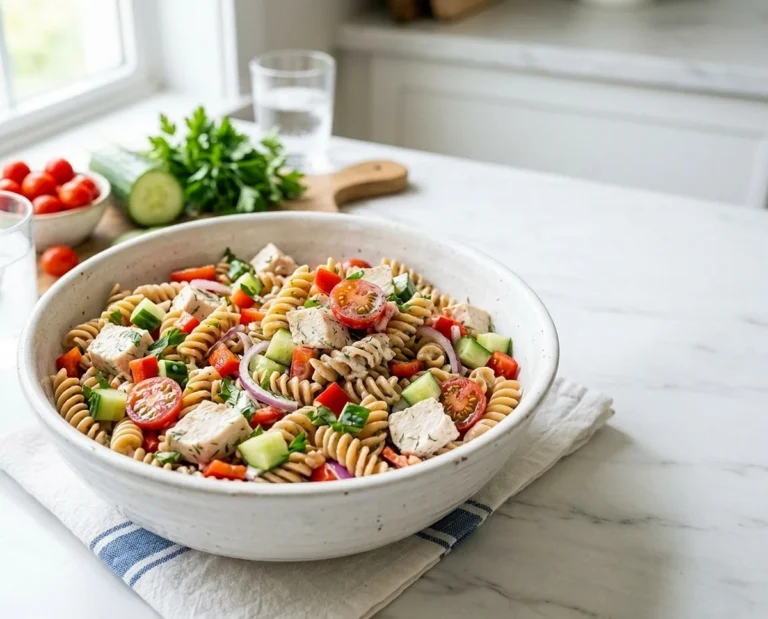 Protein Chicken Pasta Salad