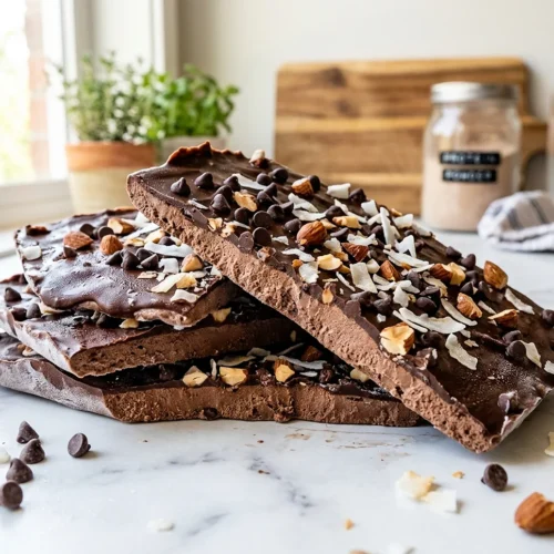 Protein Chocolate Yogurt Bark 5 Protein Chocolate Yogurt Bark