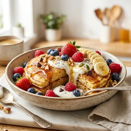 Protein Pancake Bowls