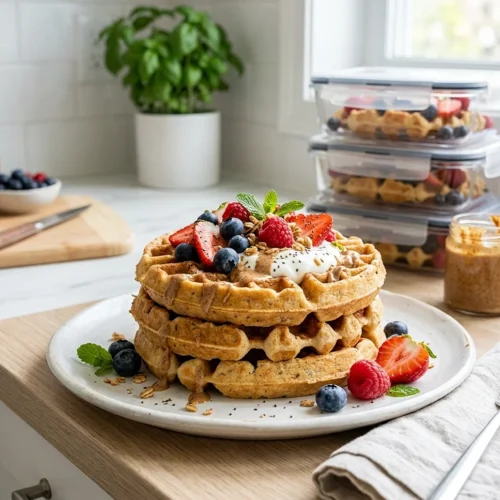 Protein Waffle Meal Prep 5 Protein Waffle Meal Prep