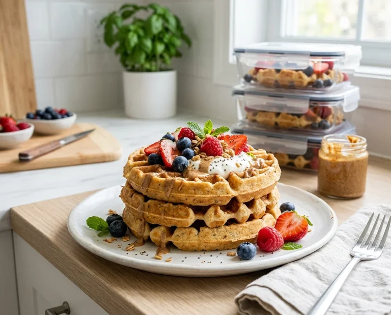 Protein Waffle Meal Prep